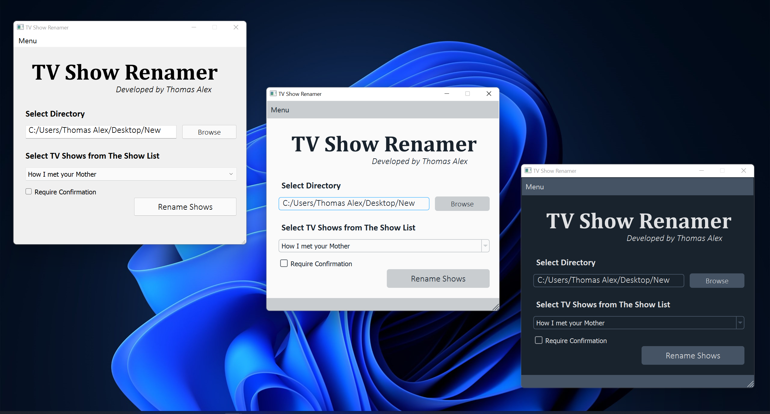 TV Show Renamer